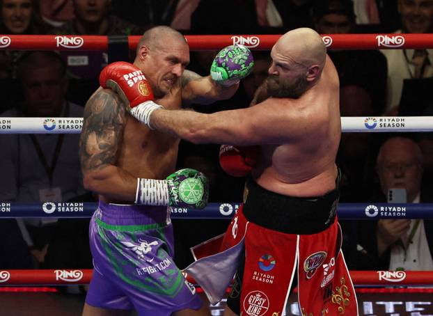 FILE PHOTO: Oleksandr Usyk v Tyson Fury - Heavyweight World Title