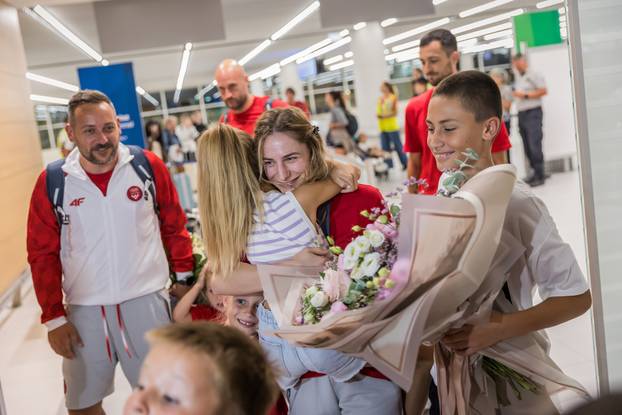 Doček olimpijaca u Zračnoj luci Split