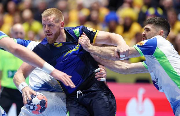 Susret Slovenije i &Scaron;vedske u drugom krugu EHF Europskog prvenstva