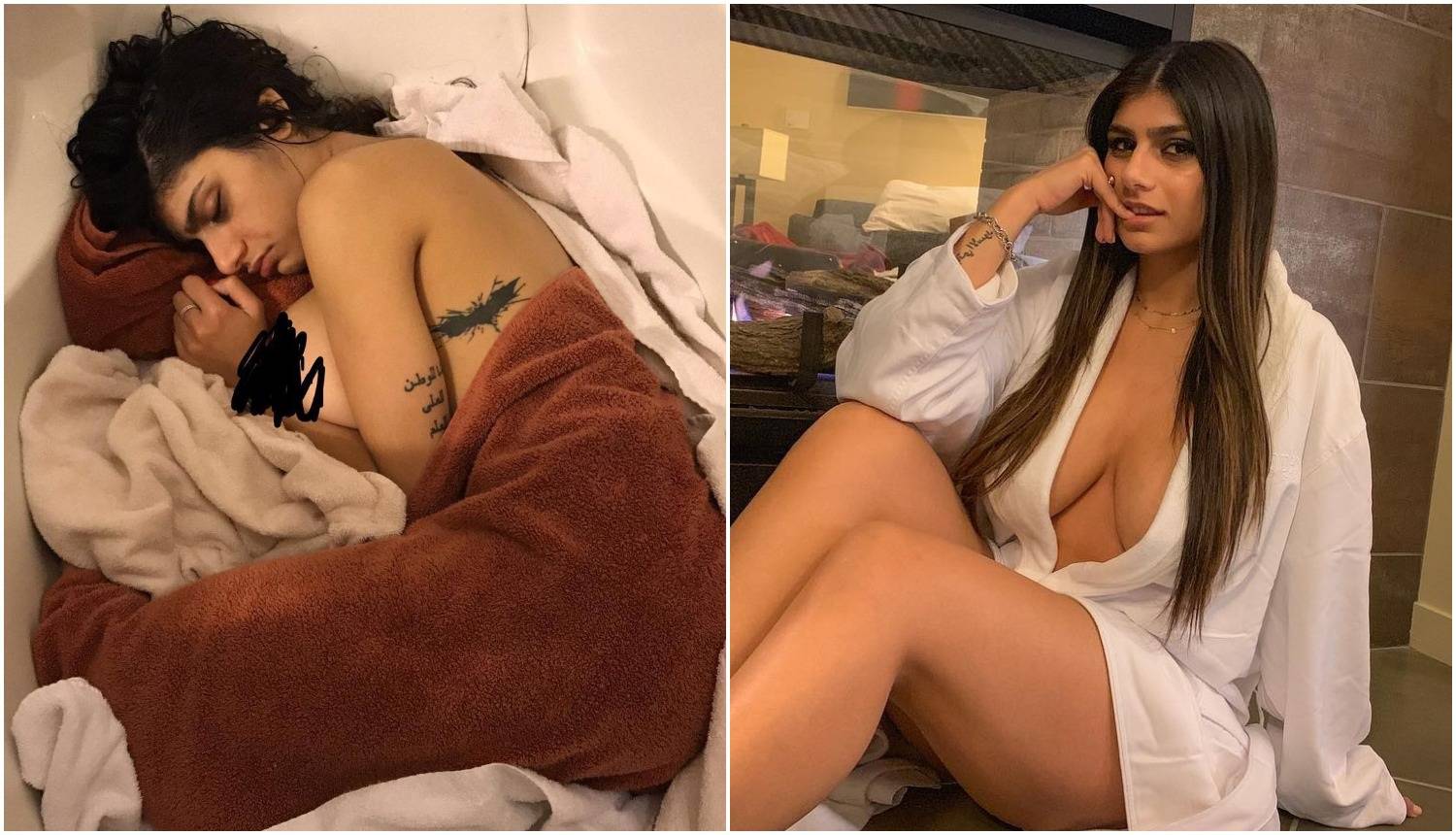 Skinula se: Bivša pornoglumica Khalifa objavila fotku u toplesu