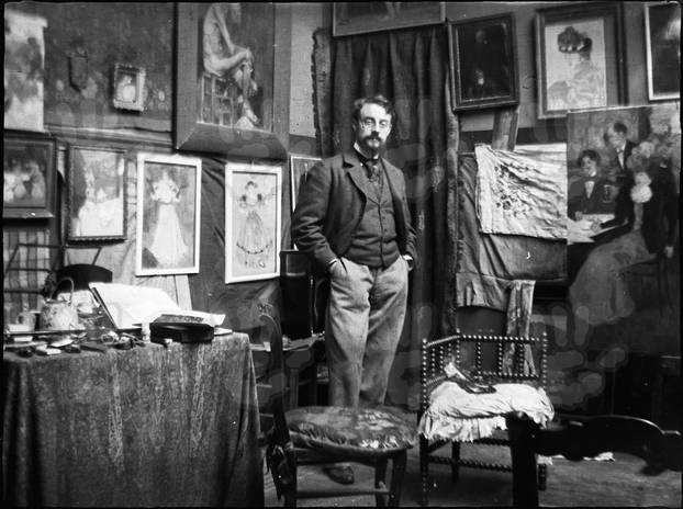 Henri Matisse 1897. godine Creator: Evenepoel, Henri Jacques Edouard (1872-1899).