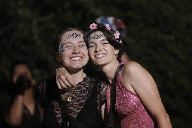 Split: Dolazak partijanera na drugu večer Ultra Europe festivala 2025.