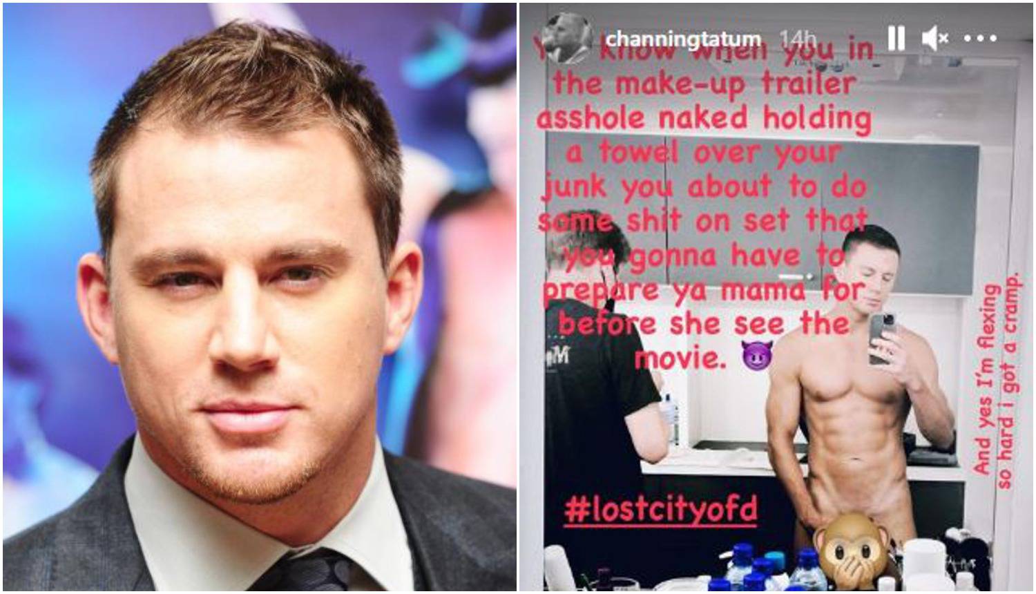 Channing Tatum potpuno gol na snimanju novog filma: 'Moram pripremiti svoju mamu na ovo'