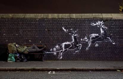 Banksy oduševio svijet: Snimio beskućnika kojeg 'vuku' sobovi