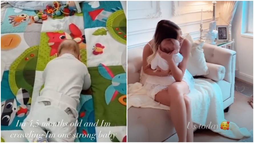 Sofija se hvali: 'Moj sin ima 4 i pol mjeseca i već zna puzati...'