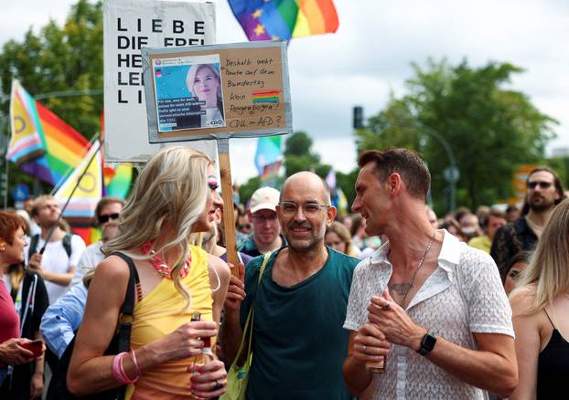 Christopher Street Day (CSD) LGBTQ+ Pride march, in Berlin