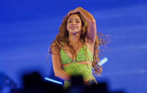 Shakira holds open concert at Copacabana beach in Rio de Janeiro