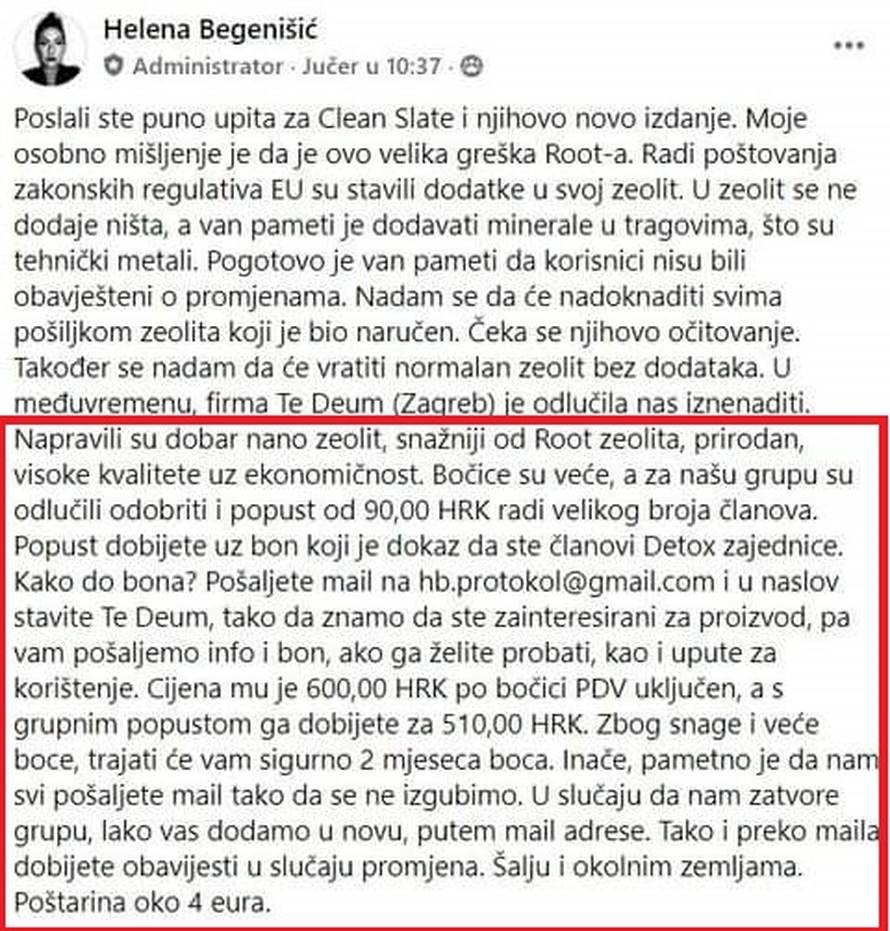 Provizija za reklamu: Ovako operira najveća promotorica opasnog MMS 'izbjeljivača'