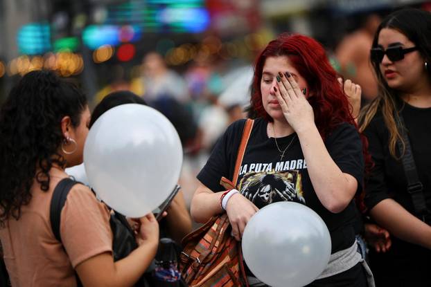 One Direction fans gather to pay tribute to Liam Payne, in Buenos Aires