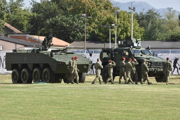 Knin: Generalna proba na stadionu Dinara za obljetnicu Oluje