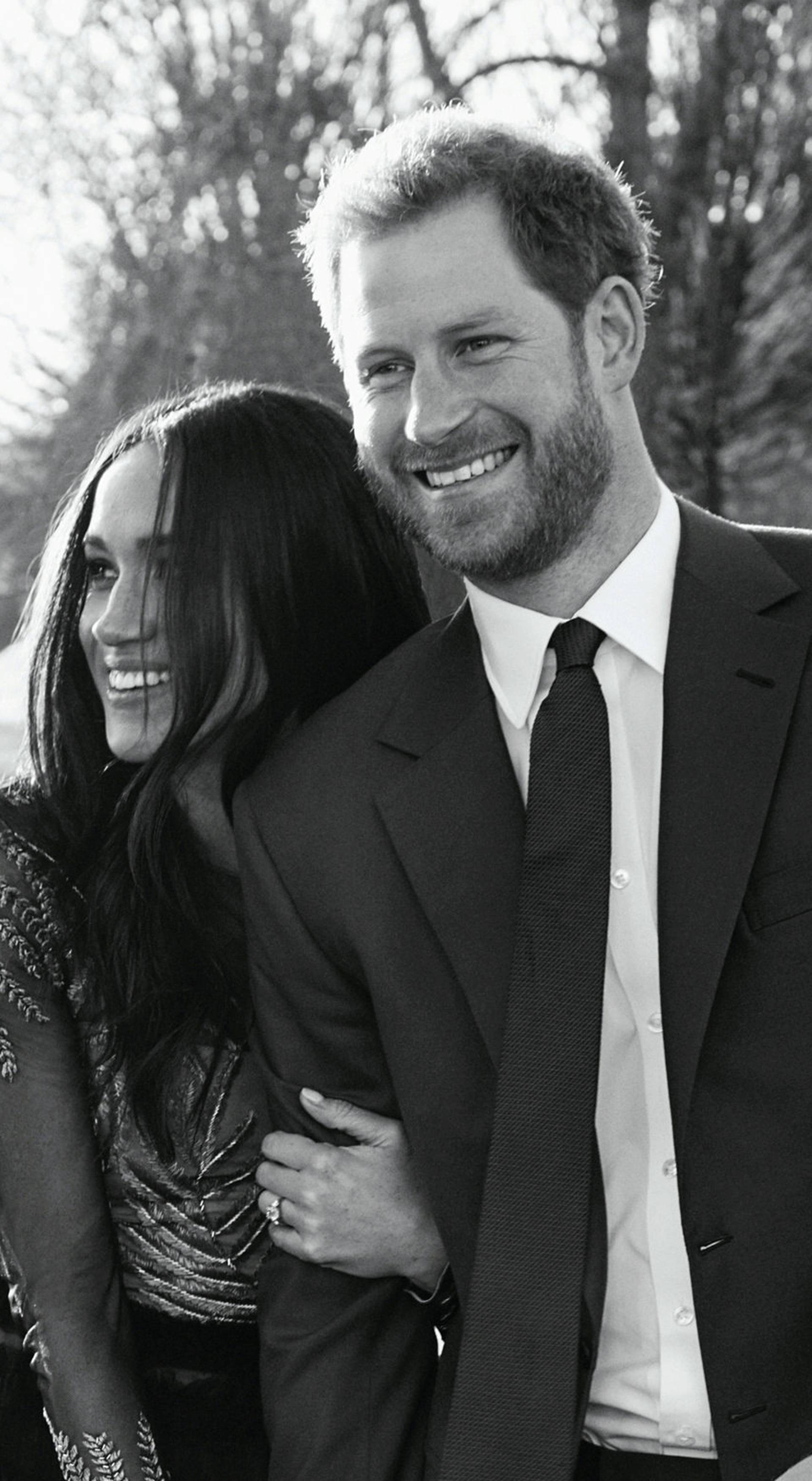 FILE PHOTO: An official engagement photo released by Kensington Palace of Prince Harry and Meghan Markle taken by photographer Alexi Lubomirski, at Frogmore House in Windsor
