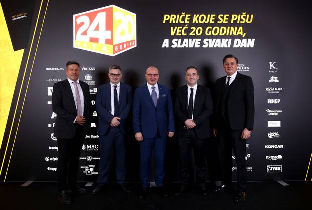 Zagreb: Dolazak uzvanika na proslavu 20. rođendana 24sata