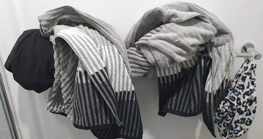 Navike vješanja ručnika