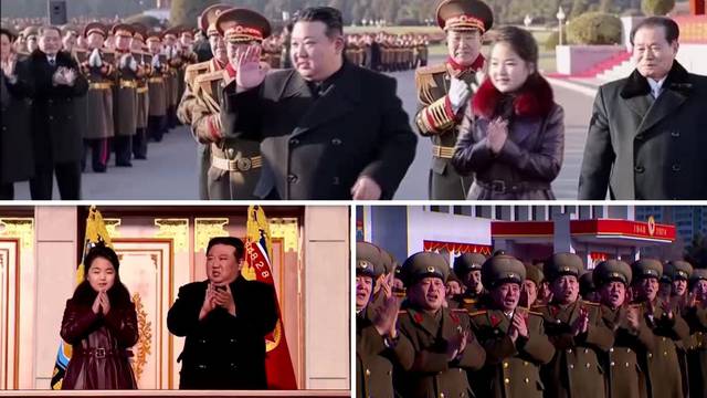 VIDEO Kim Jong-un na druženje s vojskom stigao s kćeri pa zaprijetio svim neprijateljima