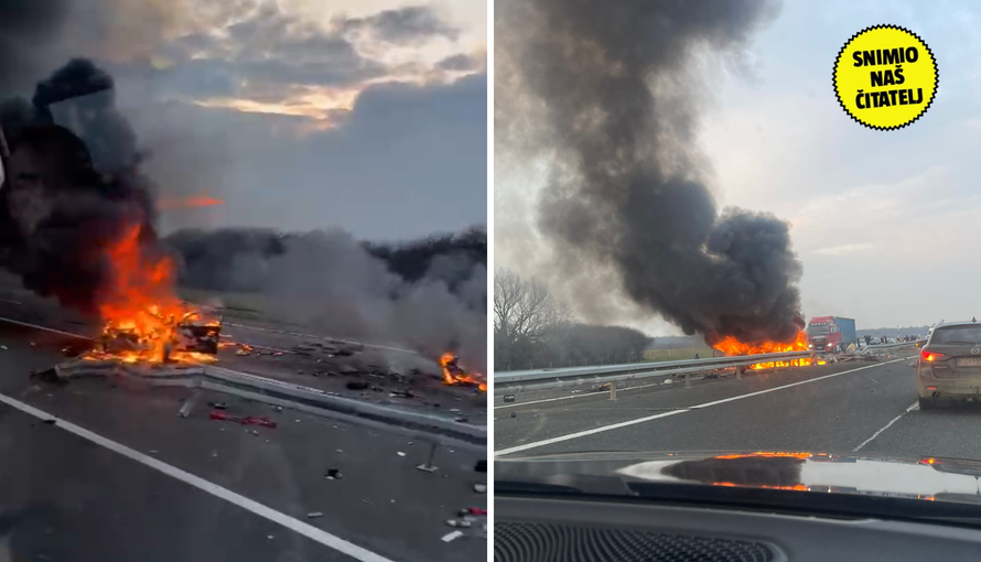 VIDEO Zbog strave na A1 promet je satima bio prekinut. Nije se moglo po autocesti za Karlovac