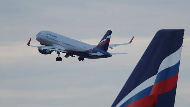 FILE PHOTO: An Aeroflot Airbus A320 aircraft takes off at Sheremetyevo International Airport outside Moscow
