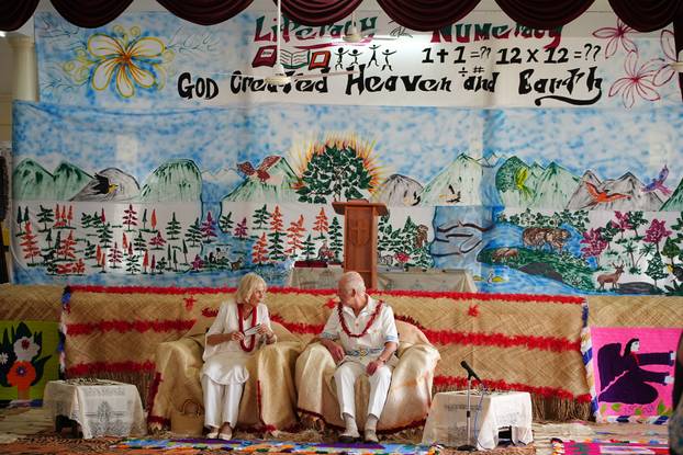 Posjet kraljevskog para Samoi