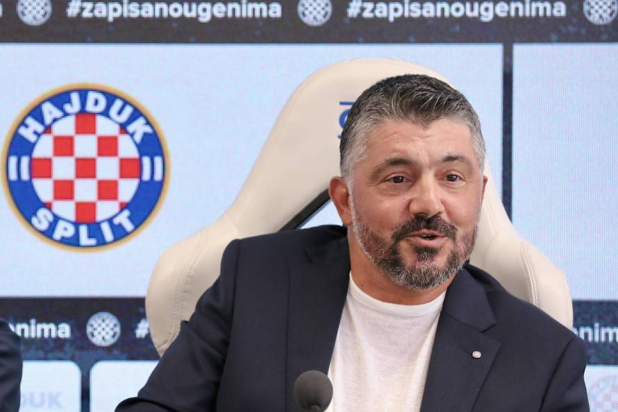 Split: Službeno predstavljen novi trener Hajduka Gennaro Gattuso