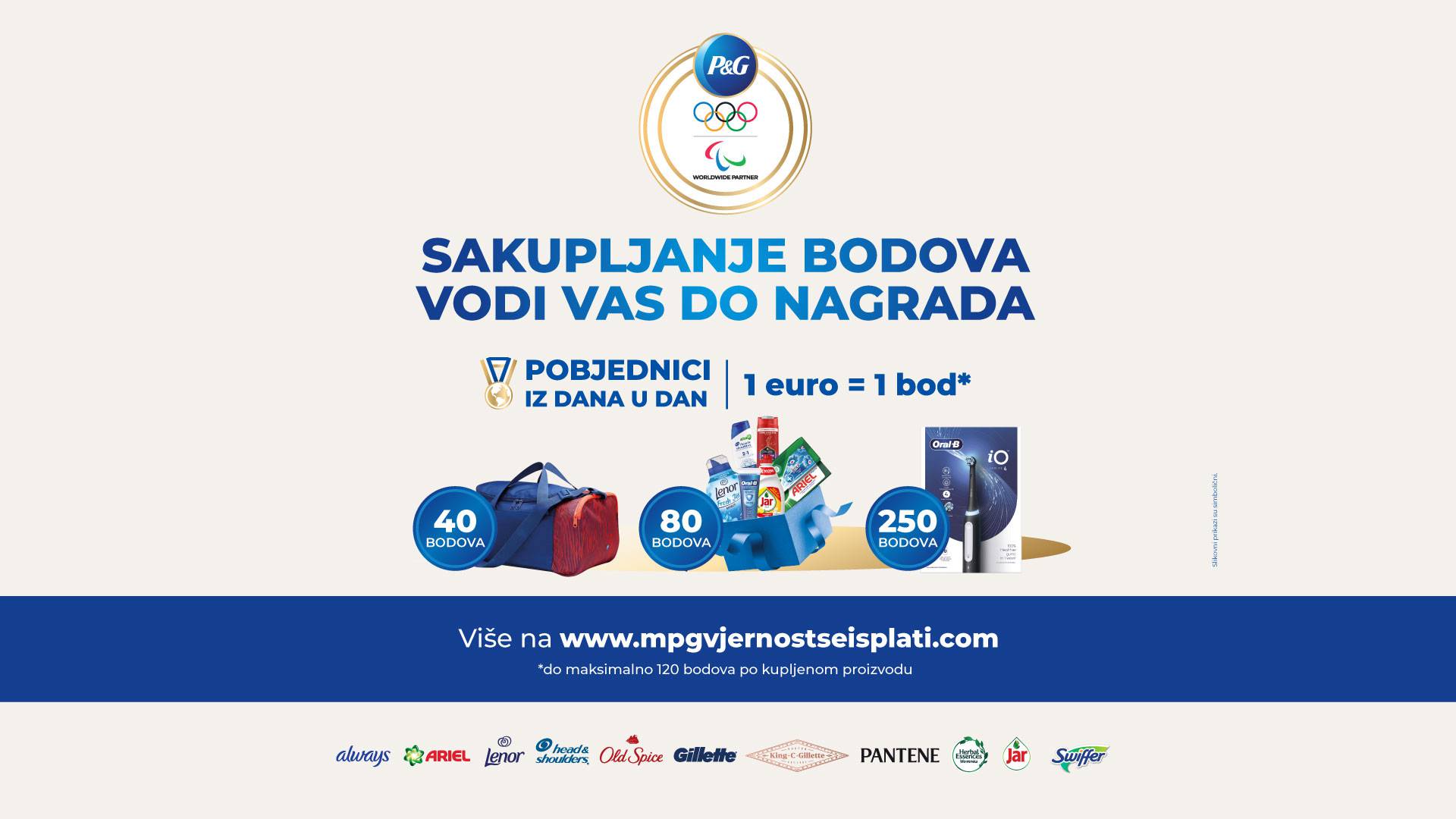 Kupovina P&G-jevih proizvoda donosi vrijedne nagrade