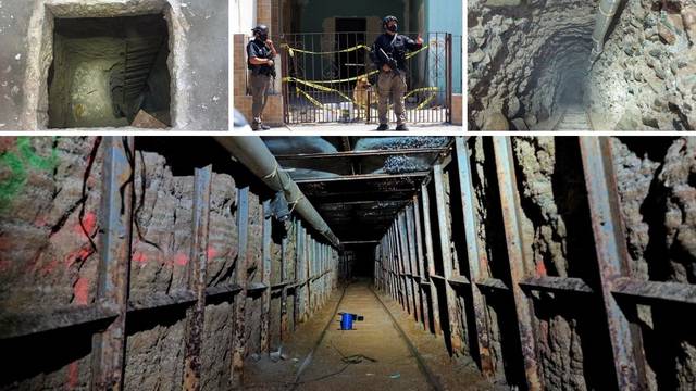 Lift, klimatizacija, koka i heroin: Policija u SAD-u otkrila 530 m dug narko tunel do Tijuane