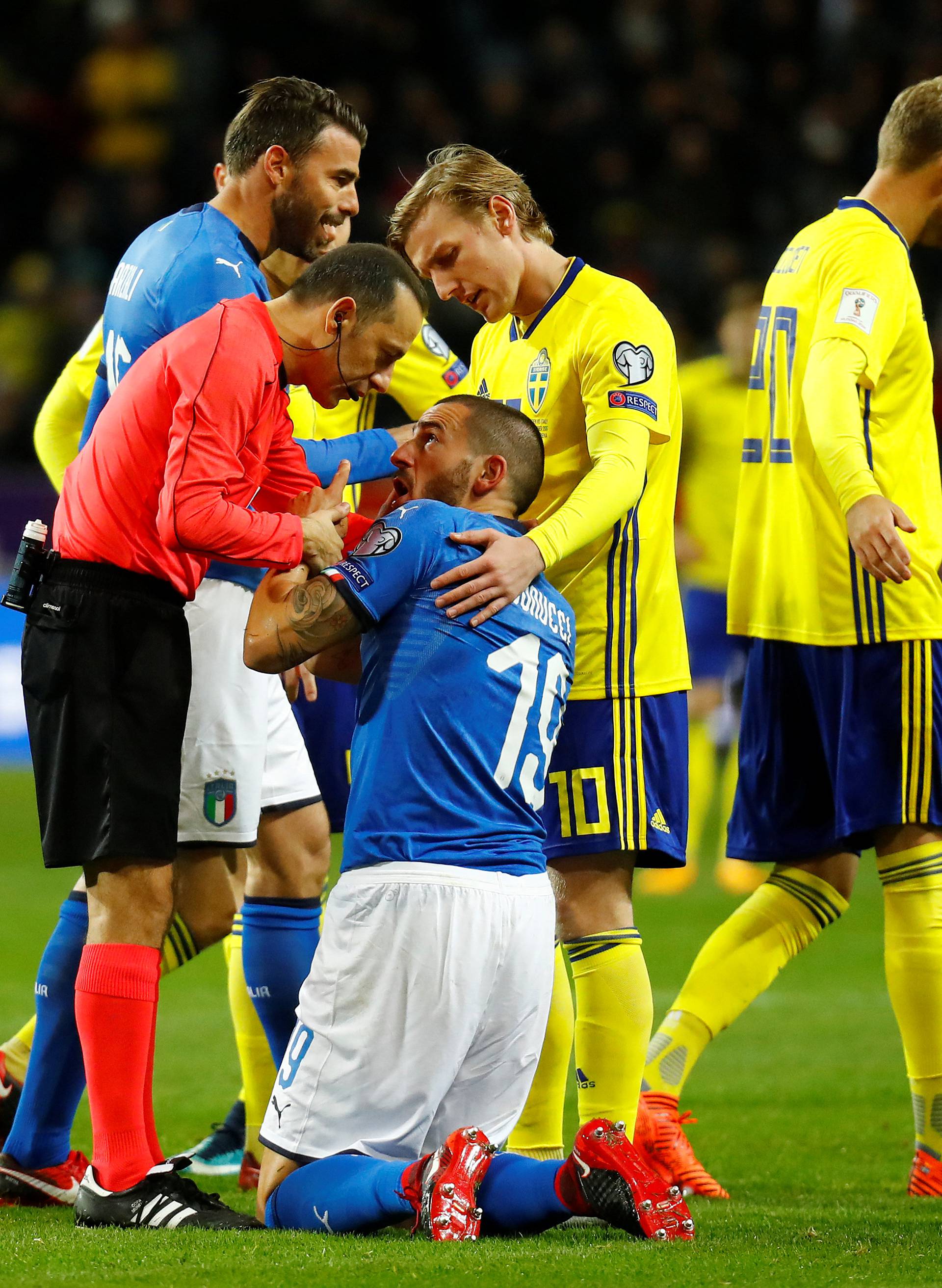 2018 World Cup Qualifications - Europe - Sweden vs Italy