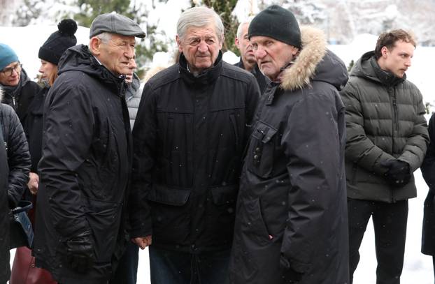 Zagreb: Sprovod Marijana Čerečeka na Stenjevačkom groblju