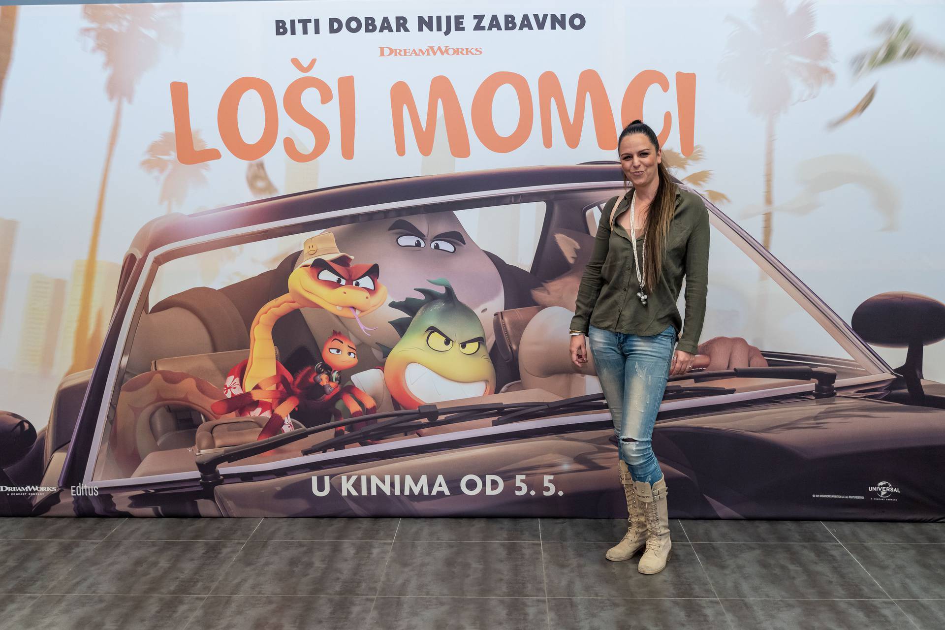 Loši momci se okupili na premijeri animiranog filma