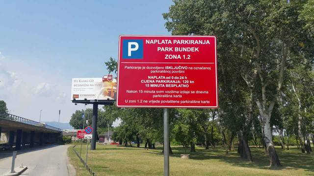 Parking na Bundeku jedan od najskupljih - karta 120 kuna