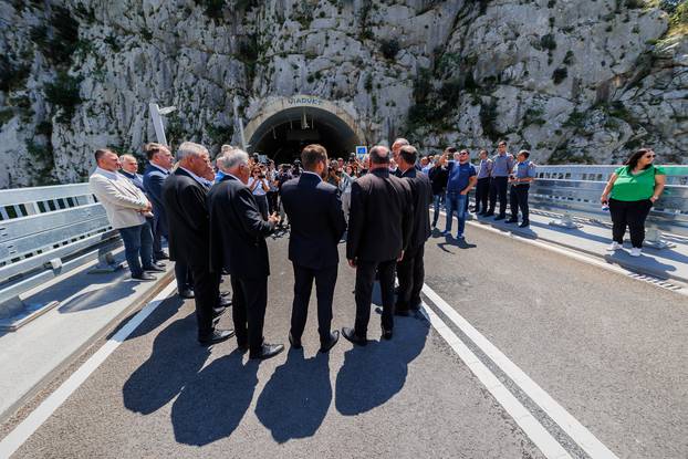 Omiš: Otvorenje mosta preko rijeke Cetina i dva tunela