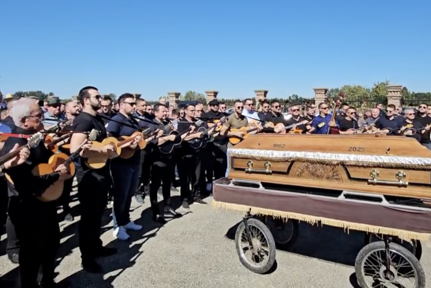 Posljednji ispra&cacute;aj Mirka Ga&scaron;parovi&cacute;a