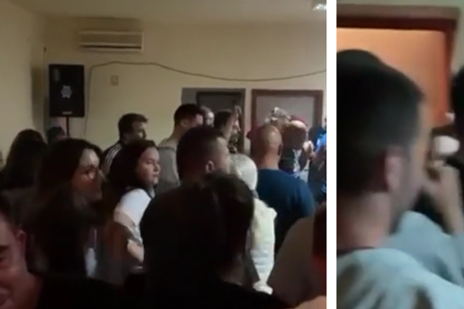 VIDEO Iz benkovačkog HDZ-a cajke u izbornoj noći: 'To je sve maslo Domovinskog pokreta!'