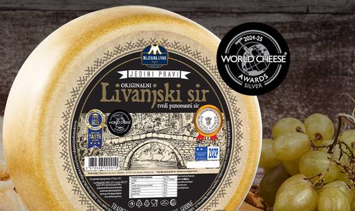 Veliki uspjeh Mljekare Livno na World Cheese Awards 2024.