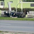Prometna nesre&cacute;a kod Osijeka: Automobil zavr&scaron;io na krovu