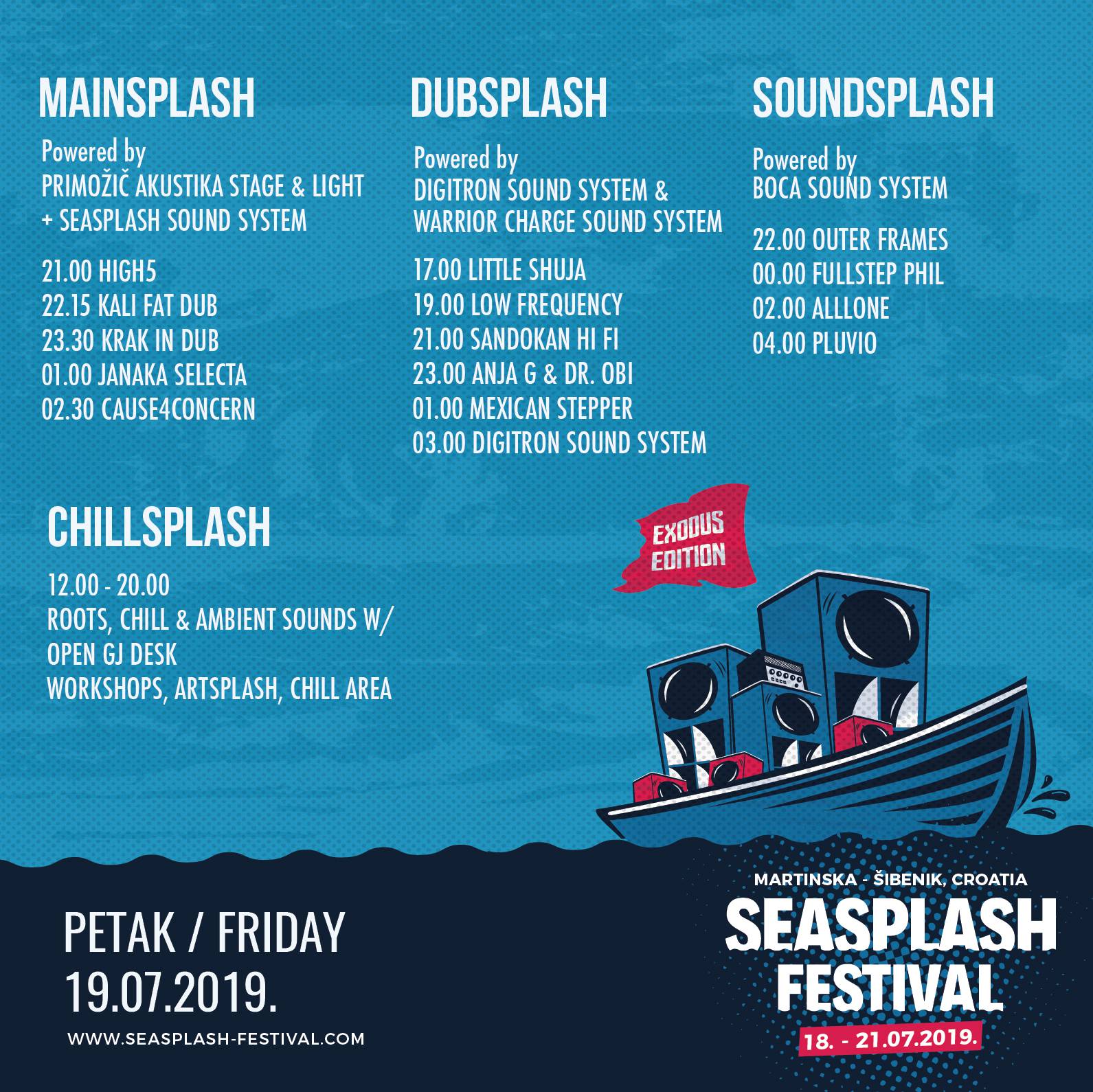 Objavljena satnica 17. Seasplash festivala