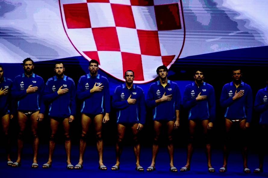 Beograd: Utakmica 3. kola druge faze EURA vaterpolista Hrvatska - Italija 