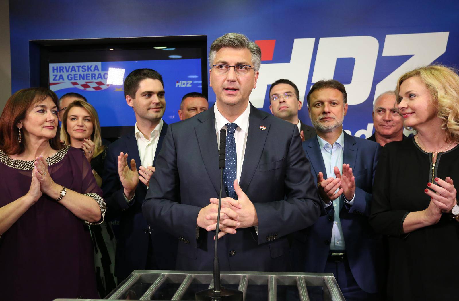 Zagreb: Andrej PlenkoviÄ obratio se medijima nakon objave sluÅ¾benih rezultata EU izbora