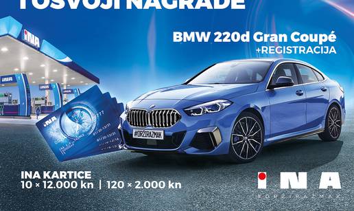 Osvojite BMW Gran Coupe putem Inine SMS nagradne igre!