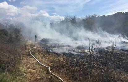 Vatra u Puli: Palio smeće i stari namještaj pa izazvao požar