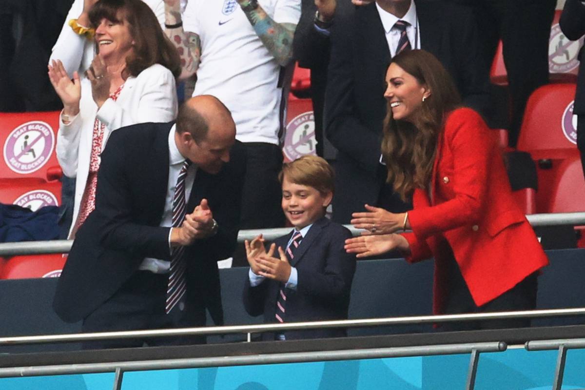 Kate i William oduševili svijet: Sina odveli na utakmicu i srčano navijali za Englesku na Euru