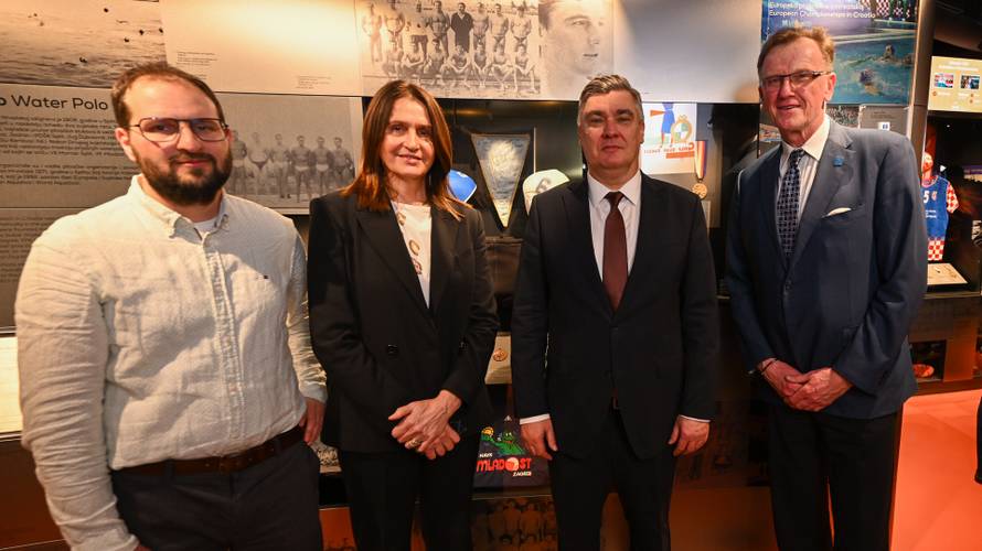 Milanović posjetio prvi stalni postav Hrvatskog športskog muzeja u društvu olimpijaca