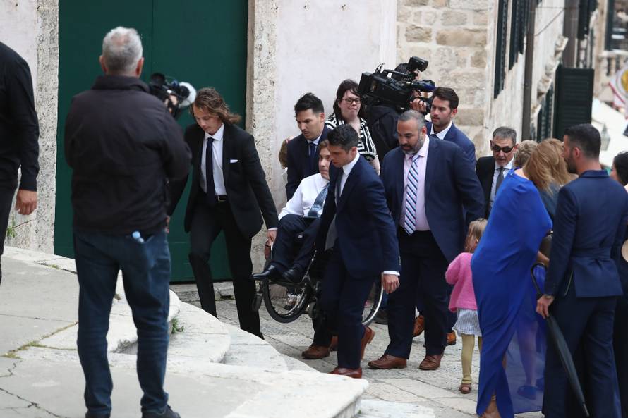 ARHIVA - 2024. Dubrovnik: Vjenčanje Nicole Artukovich i Liama Stewarta u crkvi sv.Ignacija