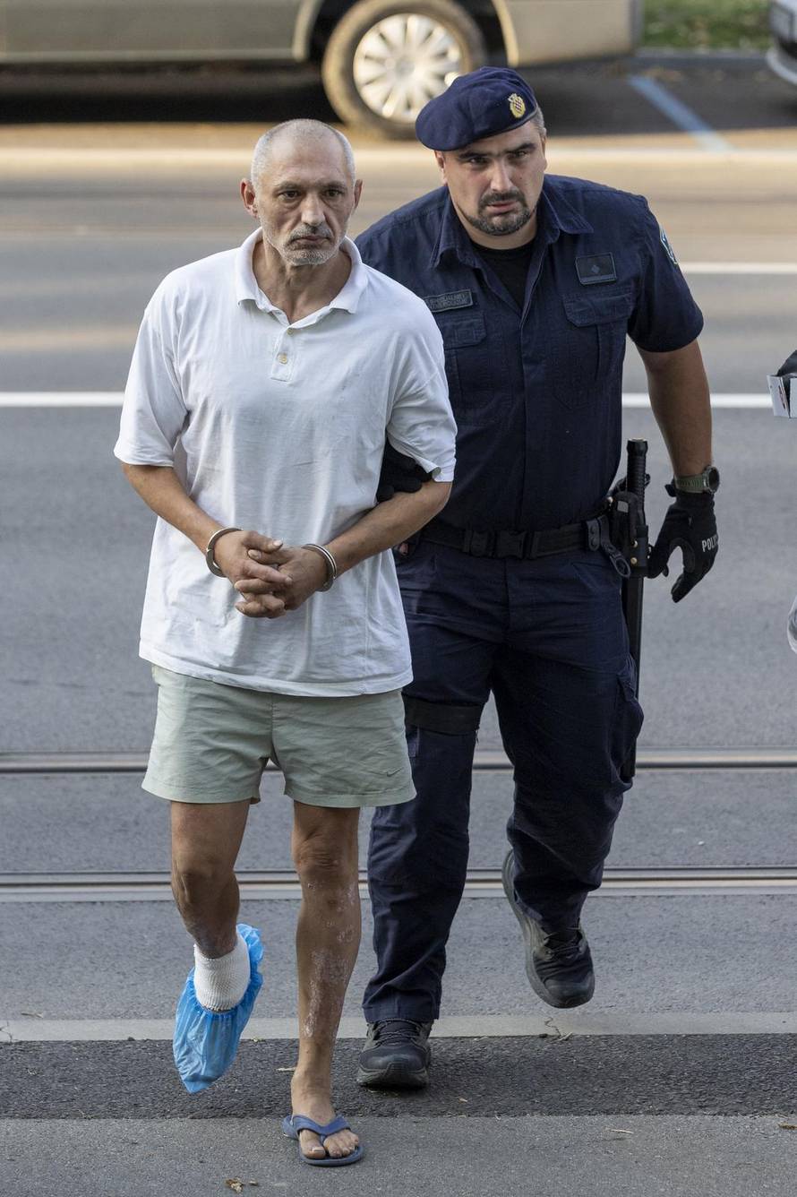 Osijek: Privođenje osumnjičenog za ubojstvo supruge u mjestu Tenja