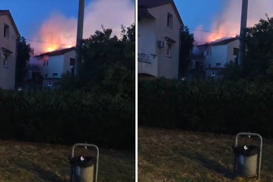 Požar kuće u Rijeci