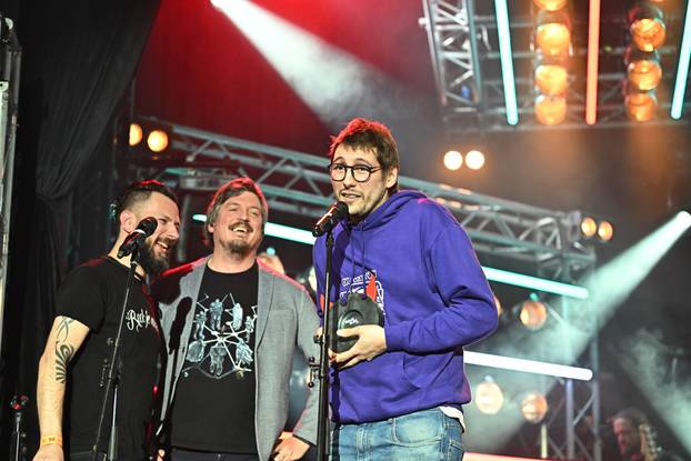 Zagreb: Dodjela nagrada Rock &Off u Tvornici kulture