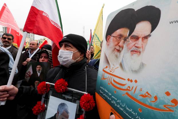 Protest marking the annual al-Quds Day (Jerusalem Day) on the last Friday of the holy month of Ramadan in Tehran