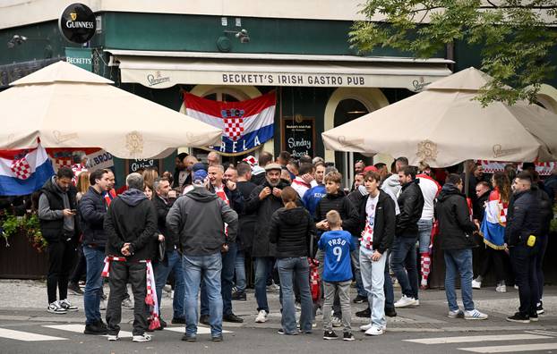 Prag:  Beckett irish  pub, gdje se hrvatski navijaci okupljaju prije utakmice