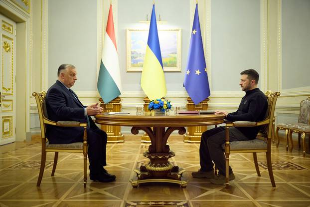 Hungary's Prime Minister Orban visits Ukraine