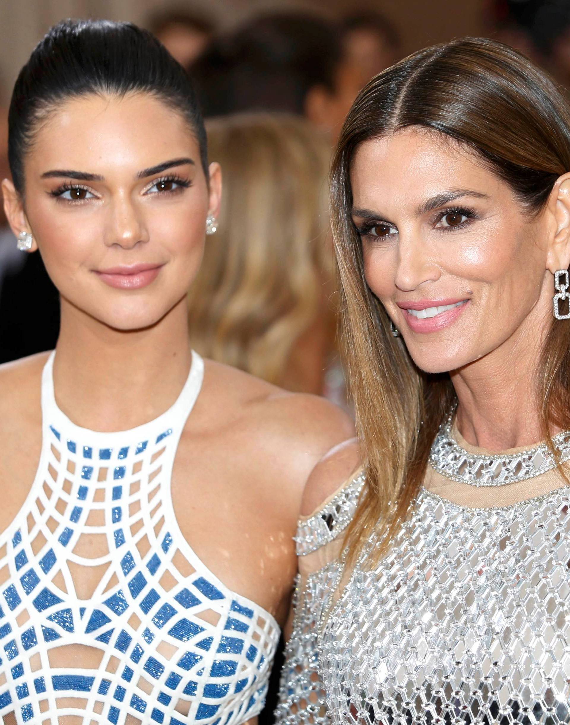 Television personality Jenner and model Crawford arrive at the Met Gala in New York