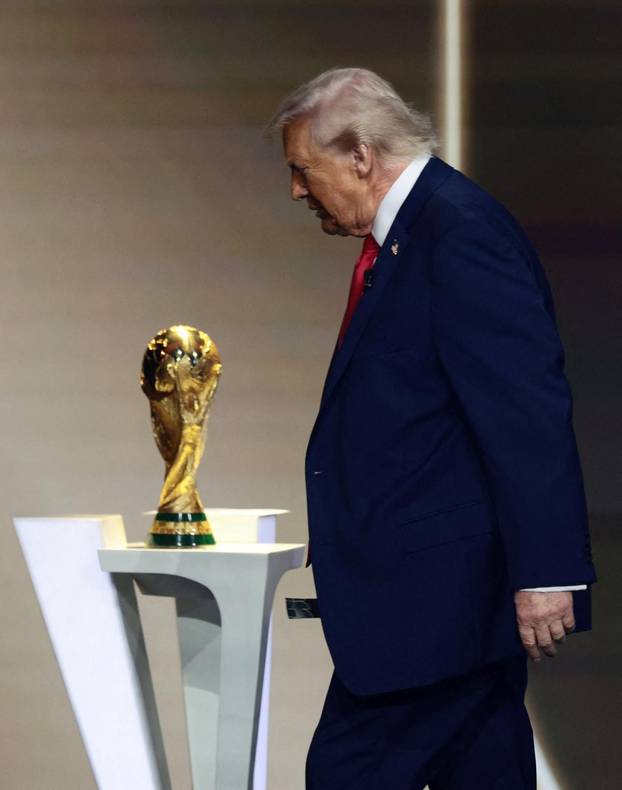 FILE PHOTO: U.S. President Donald Trump at FIFA World Cup 2026 Draw