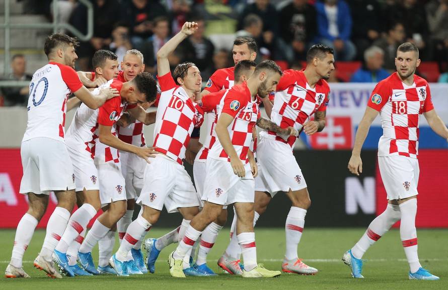 Trnava: Kvalifikacijska utakmica SlovaÄke i Hrvatske za Europsko prvenstvo